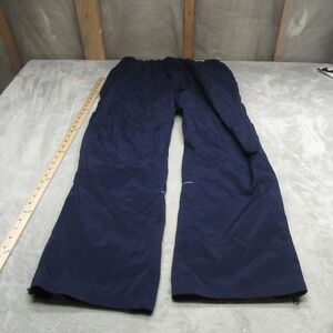Nike Pants Men Large Blue Hockey Bauer Warm Up Straight Leg Drawstring 32x30 VTG